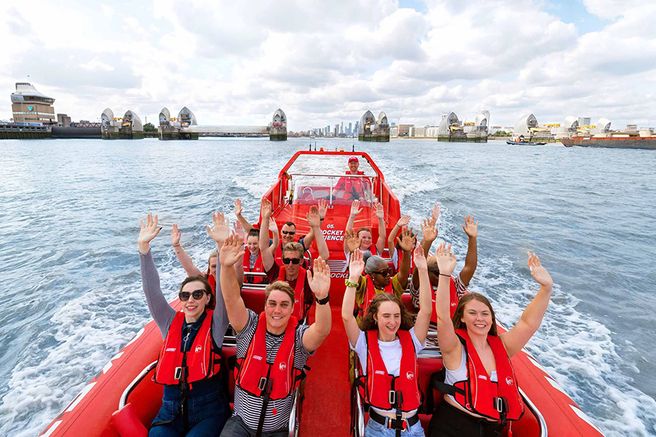 London Thames River Rocket Jet Boat