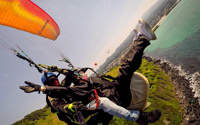 제주 바다하늘 패러글라이딩 체험