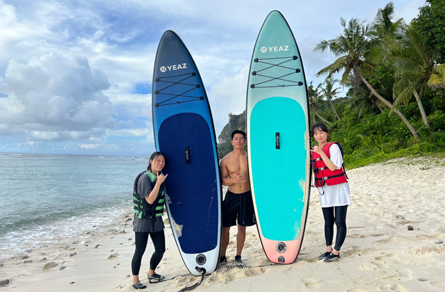 괌 버섯바위 힐란 비치 선셋 패들보드 투어