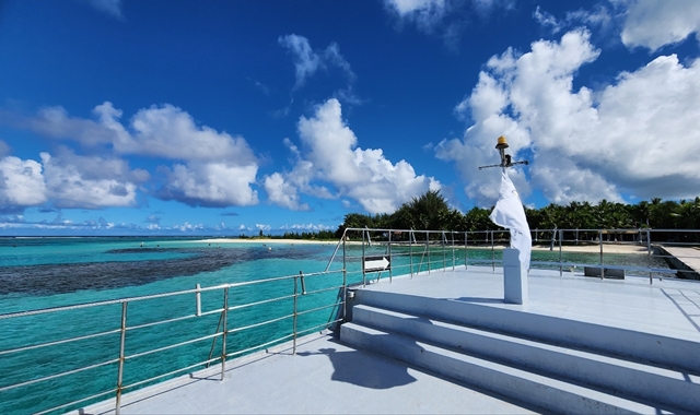 사이판 마나가하 섬 산타로사 페리 & 마나가하 섬에서 즐기는 호핑 투어