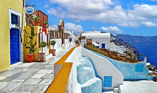 산토리니 '빛에 씻긴 섬' 비디오 가이드 투어