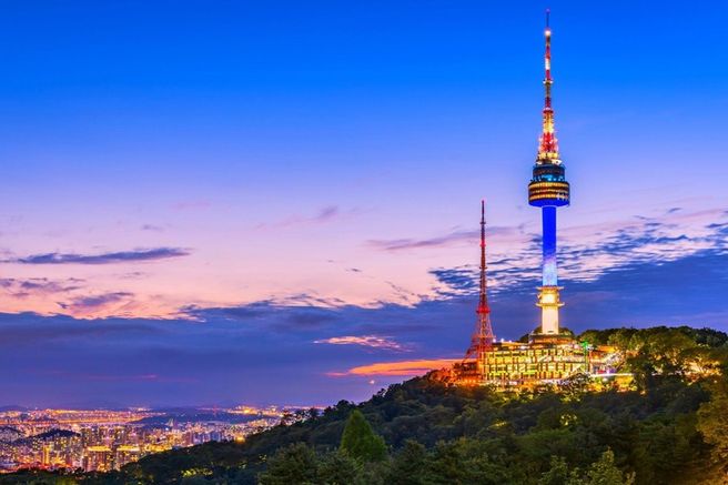 Seoul Jongno Gwangjang Market, Hanok Village & N Seoul Tower Afternoon Half-Day Tour