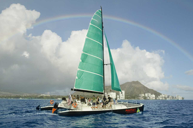 Hawaii Mai Tai Catamaran Sailing Yacht Tour
