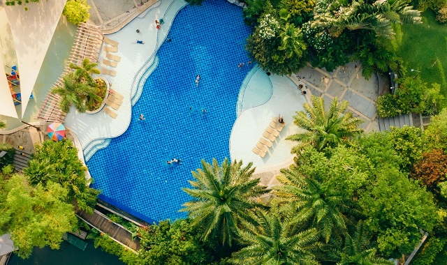 필리핀 빌라 에스쿠데로 폭포수 레스토랑 식사 패키지