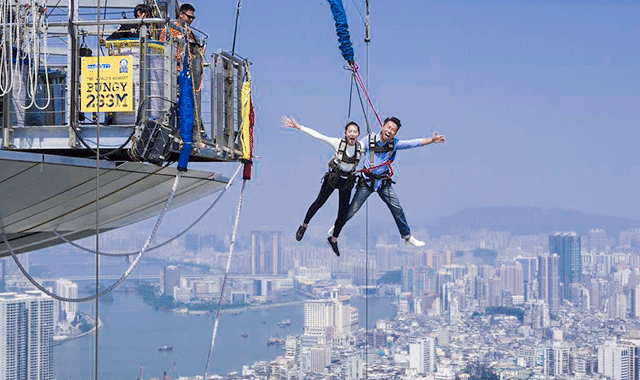 마카오 타워 번지점프 & 스카이점프 & 스카이워크 (전망대 입장권 포함)