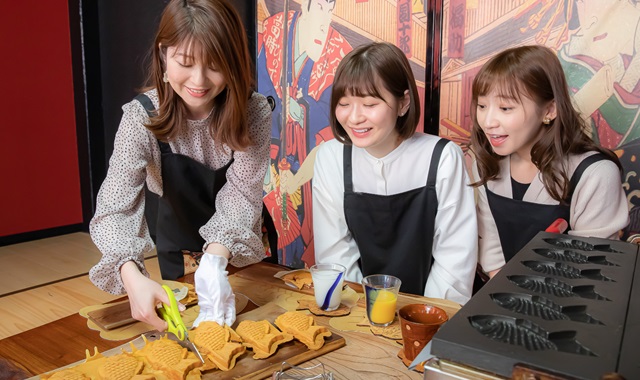 도쿄 구라쿠 일본 붕어빵 타이야끼 만들기 클래스