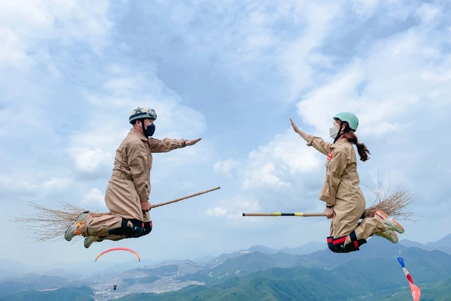 충북 단양 카페산 패러글라이딩 체험