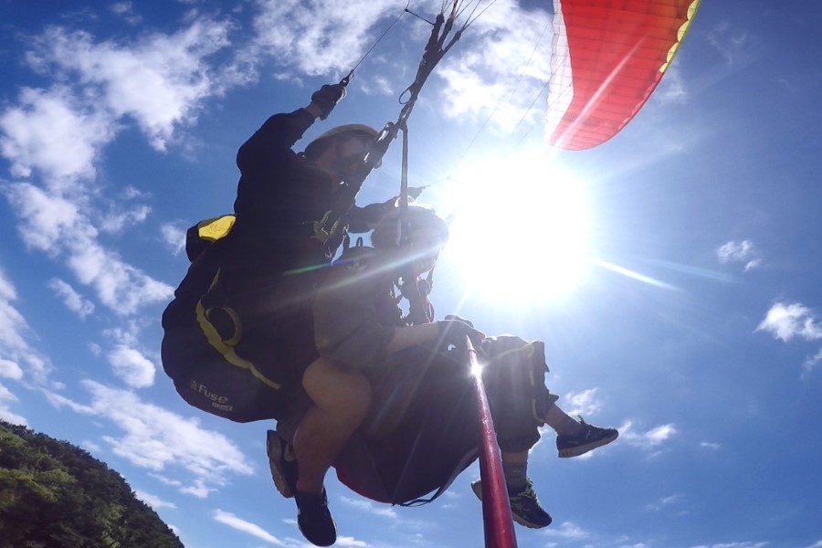충북 단양 카페산 패러글라이딩 체험