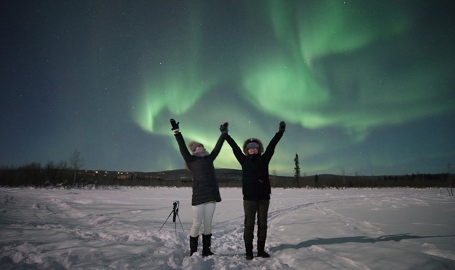 알래스카 페어뱅크스 오로라 체이싱 일일 투어