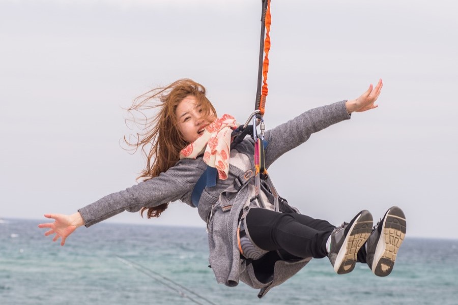 강릉 아라나비 짚라인 & 바다 하늘 자전거 체험  (WAUG Exclusive)