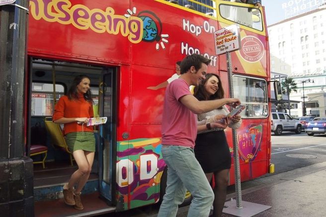 LA City Sightseeing Hop-On Hop-Off Bus Tour (with Audio Guide)