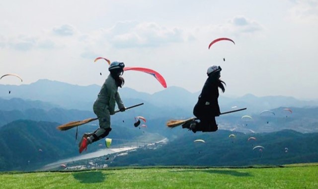 충북 단양 더쎈 패러글라이딩 체험