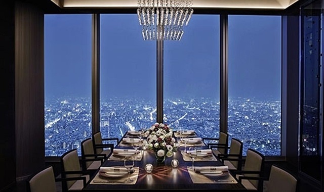 오사카 메리어트 미야코 호텔 ZK 레스토랑 - 아베노 하루카스