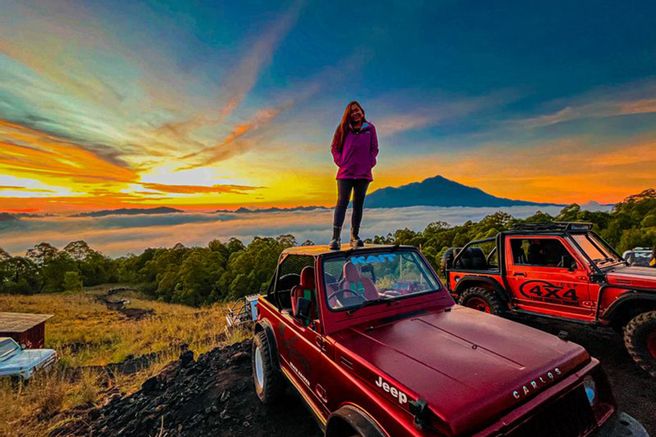 발리 바투르산 일출 지프 투어