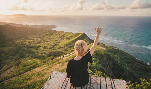 하와이 오아후 다이아몬드 헤드 일출 하이킹 투어