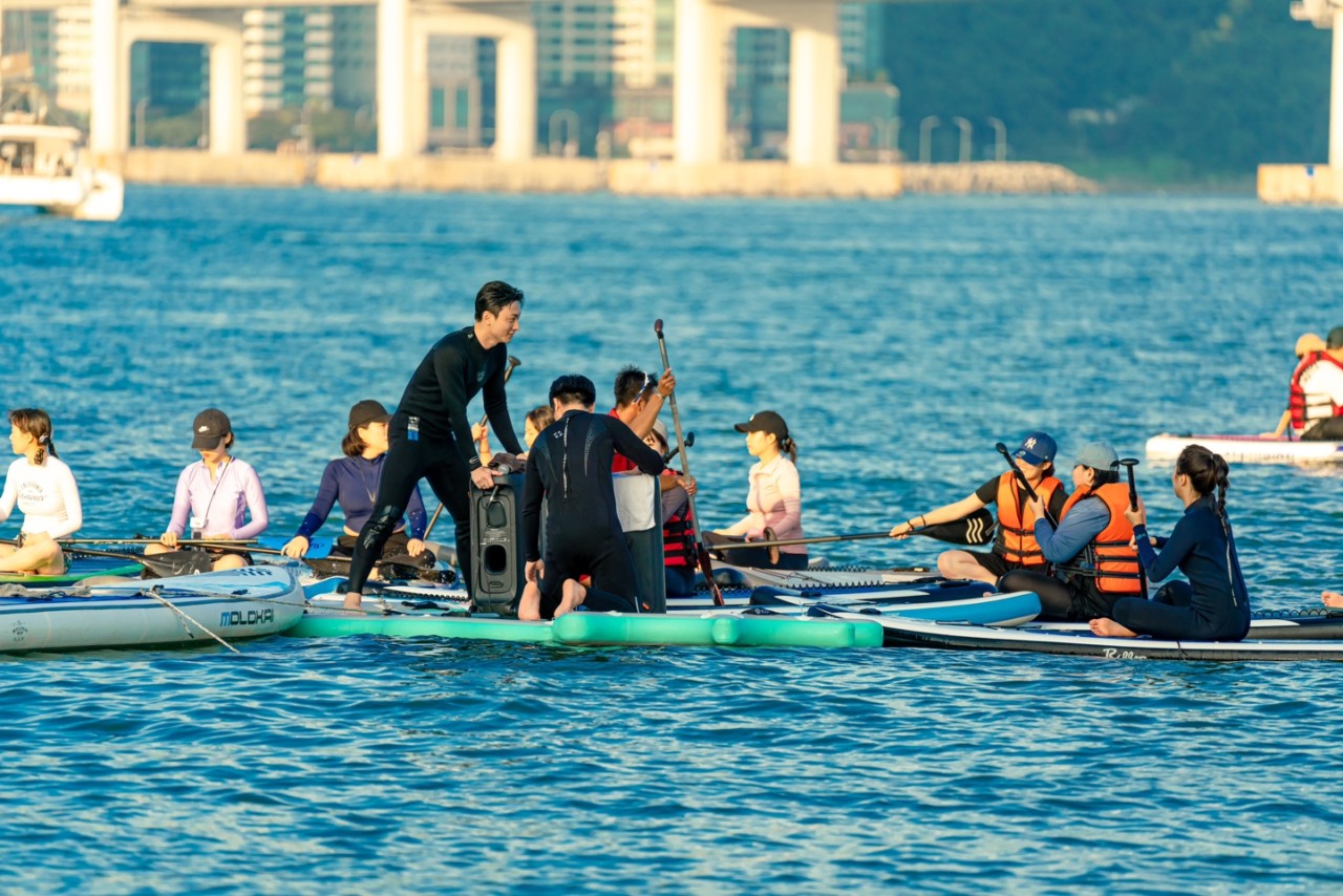 부산 광안리 서프마린 패들보드 강습 & 렌탈