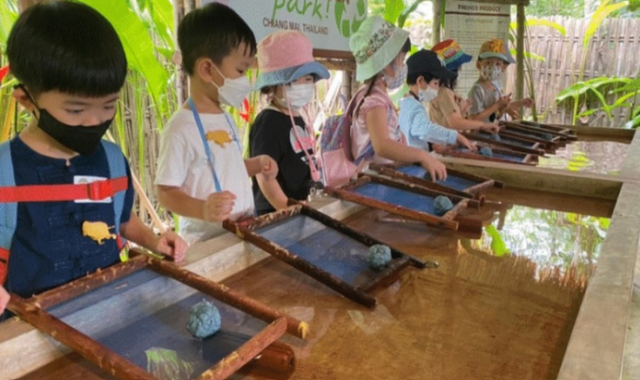 치앙마이 애니멀 키즈 투어 (엘리펀트 푸푸 페이퍼 파크, 꿀벌 정원, 타이거 킹덤)