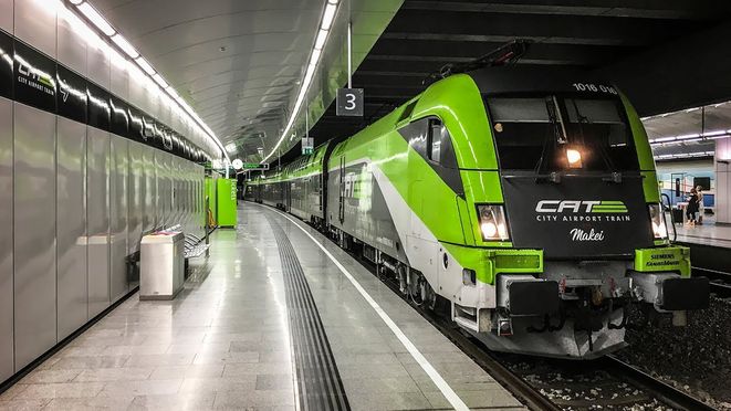 Vienna CAT Airport Train Ticket (Wien Mitte Station > Airport)