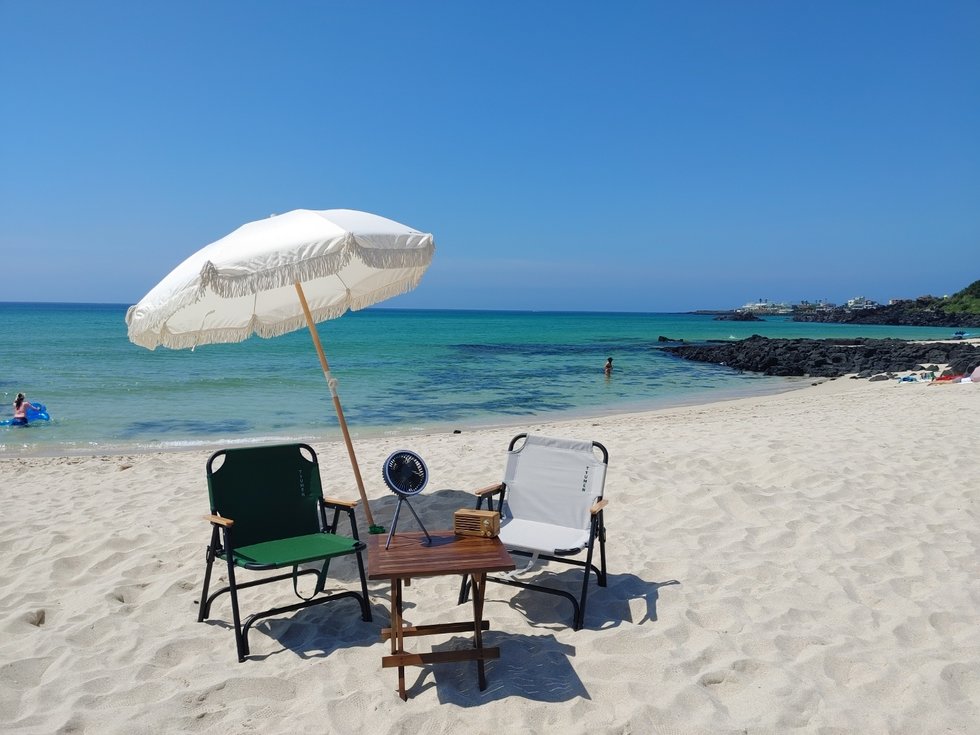 '욜로올레제주' 파라솔 피크닉 & 캠핑 용품 대여