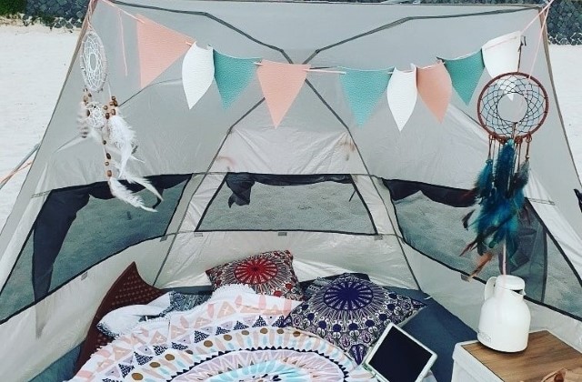 '욜로올레제주' 그늘막 텐트 피크닉 패키지