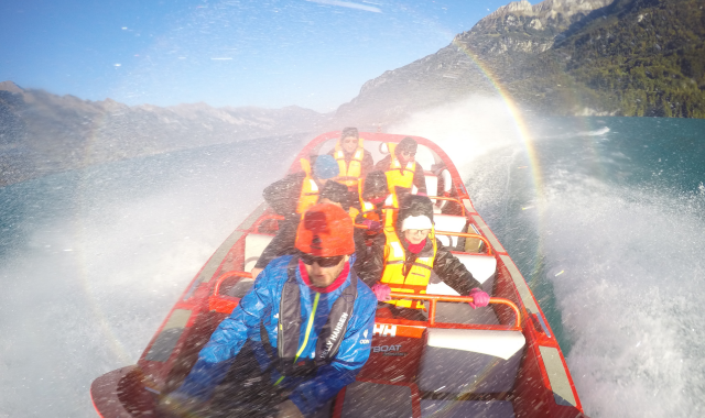 Interlaken lake Brienz jet boat