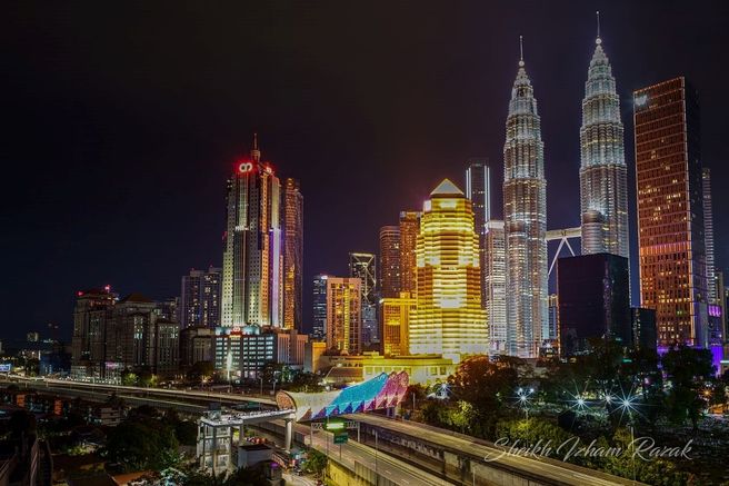 Kuala Lumpur: Night City Tour Bus