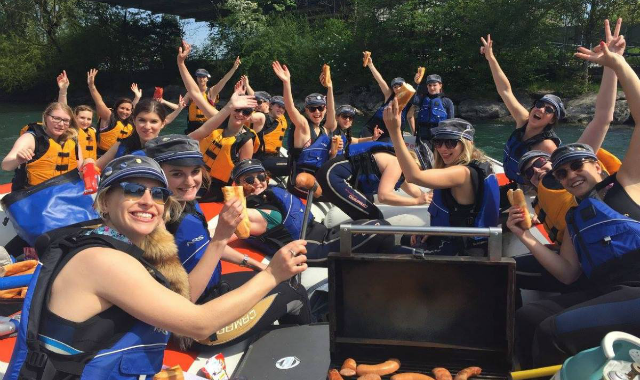 인터라켄 아레강 래프팅 체험