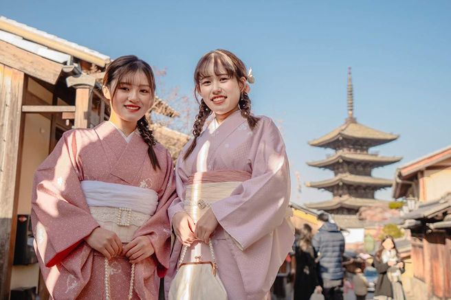 京都 清水寺「四季さくら」着物レンタル