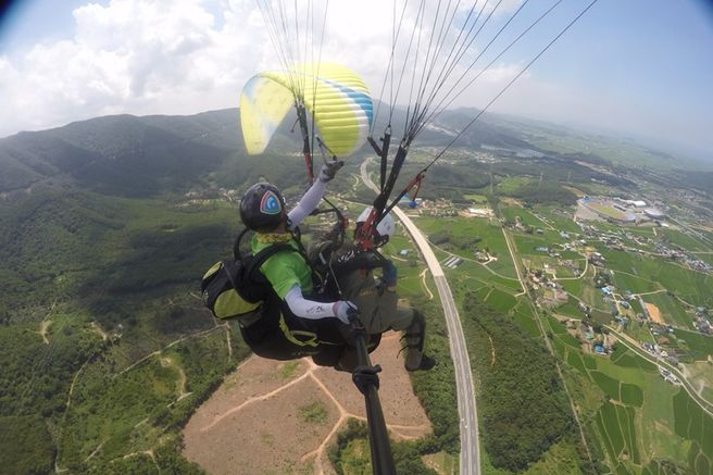충남 보령 대천 국가대표 패러글라이딩 체험
