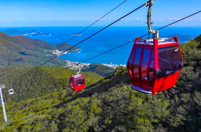 巨済外島 & 巨済パノラマケーブルカー & 風の丘一日バスツアー (釜山出発)