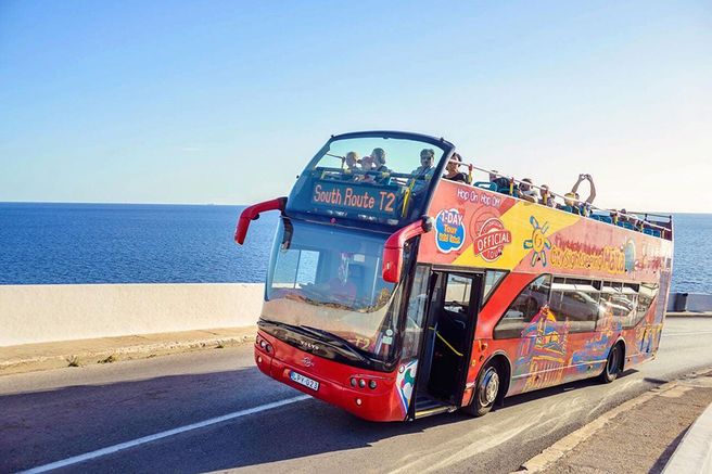 Malta City Sightseeing Bus + Harbor Cruise Ticket