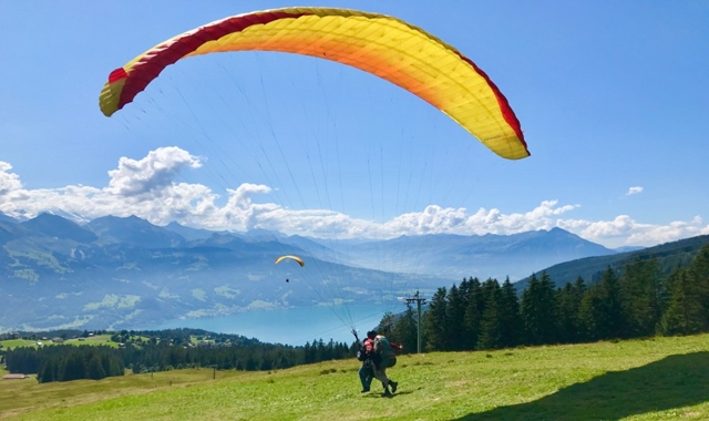 インターラーケン・パラグライダー体験