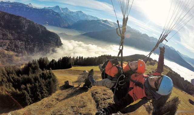 インターラーケン・パラグライダー体験