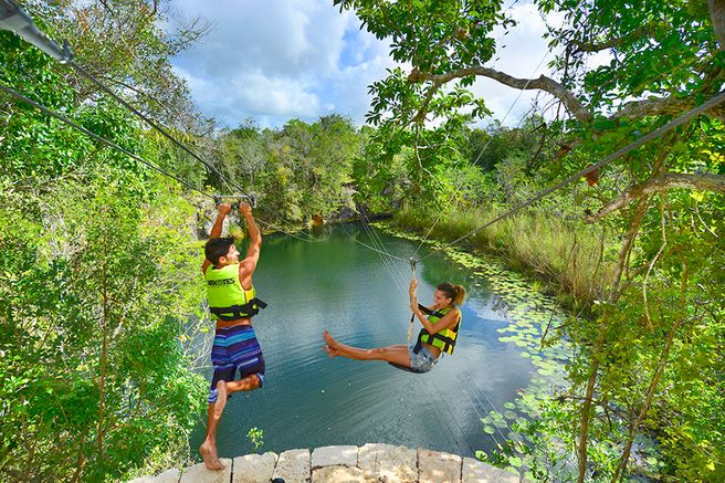 Cancun Cenote Oasis Maya Ticket (Round-Trip Transportation Included)
