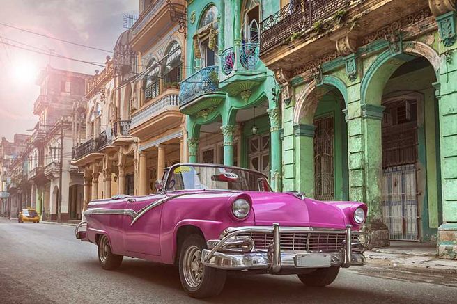 Old Havana Walking Tour & Classic Car Ride