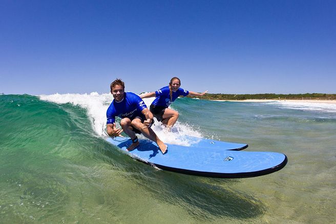 Gold Coast Byron Bay 'Let's Go Surfing' Surfing Lesson