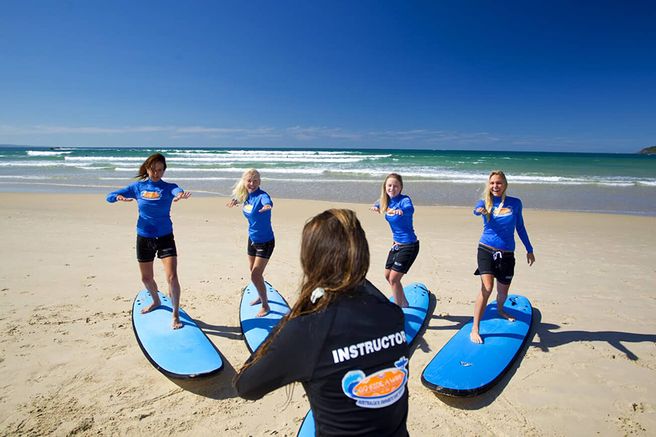 ゴールドコースト・サーファーズパラダイスサーフィンセッション