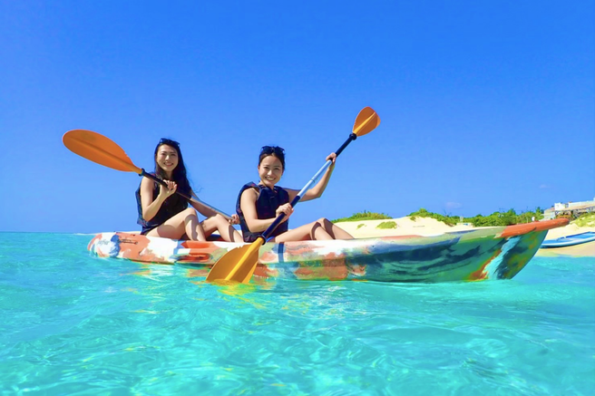 Miyakojima Full Day Tour: Snorkeling with Sea Turtles, Kayaking, Pumpkin Hall Caving & Night Tour