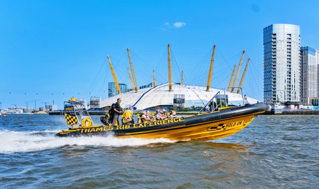 런던 템즈강 카나리워프 익스피리언스 스피드보트