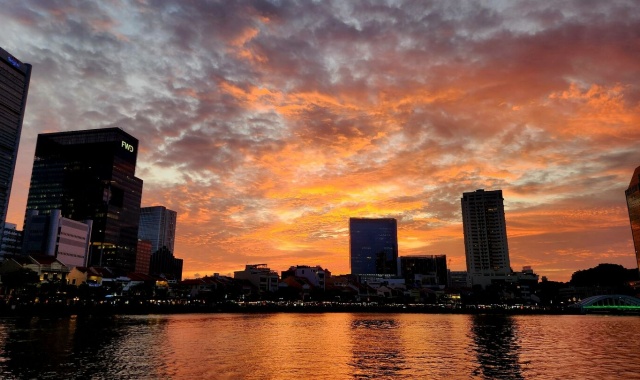 싱가포르  시티 & 야경 반나절 투어 (한국인 가이드 / 리버크루즈 + 랩소디쇼 + 사테거리 포함)