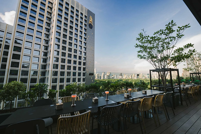 Bangkok Silom Edge Throwback Rooftop Bar