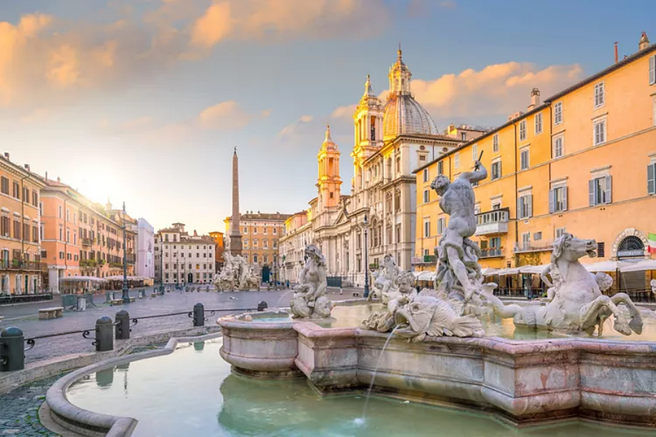 Rome Pantheon & Piazza Navona & Trevi Fountain Private Tour