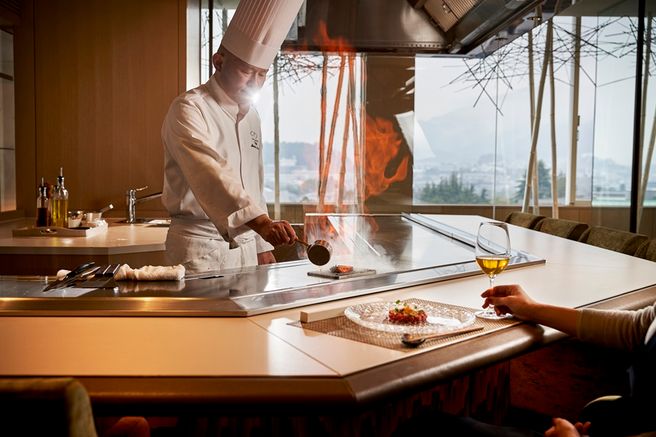 The Westin Miyako Kyoto Dominique Bouchet Kyoto Le Teppanyaki