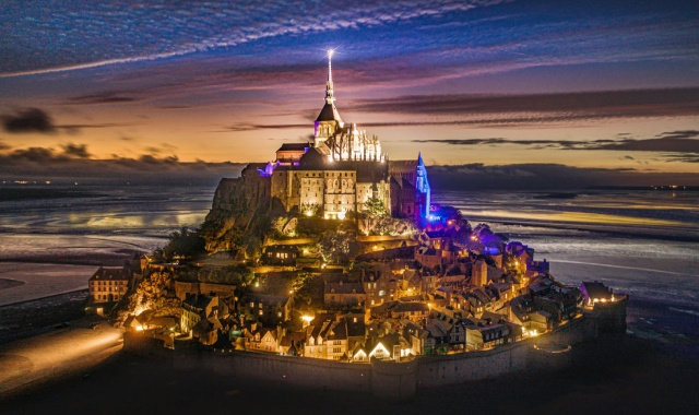 [파리봐야지] 몽생미셸의 주경과 야경 & 옹플뢰르 투어