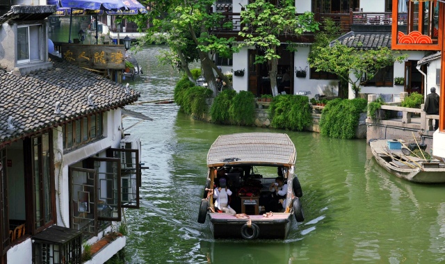 상하이 주가각 수향마을 & 예원 야경 + 황푸강 유람선 근교 일일 투어
