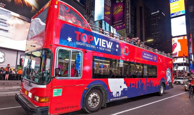 New York: Top View Double-Decker Bus 24-Hour Tour