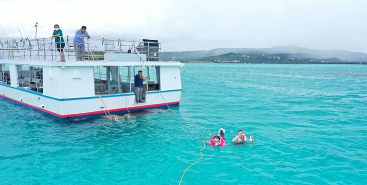 사이판 마나가하 섬 산타로사 페리 & 마나가하 섬에서 즐기는 호핑 투어