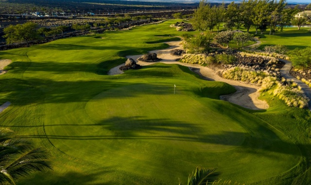 하와이 빅아일랜드 와이콜로아 비치 골프 - 18홀 그린피 + 카트피