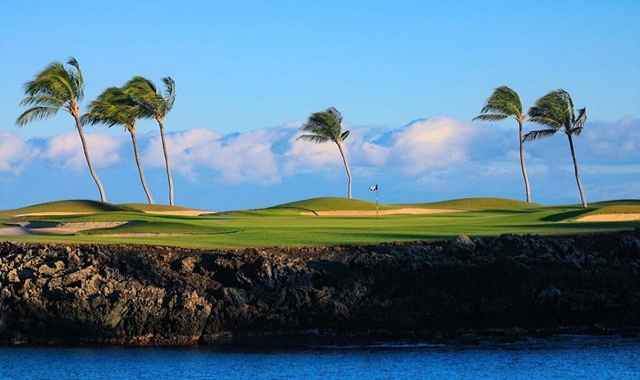 하와이 빅아일랜드 마우나라니 골프 클럽 - 18홀 그린피 + 카트피