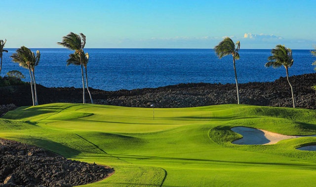 하와이 빅아일랜드 마우나라니 골프 클럽 - 18홀 그린피 + 카트피
